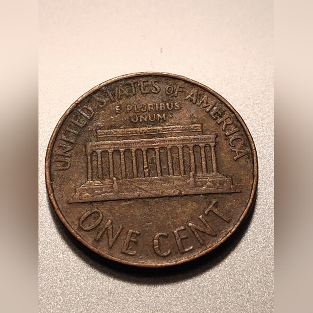 1966 Lincoln Memorial Penny Coin VTG Historical - Picture 5 of 8